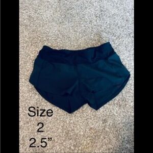 Lululemon Speed-ups low rise size 2
